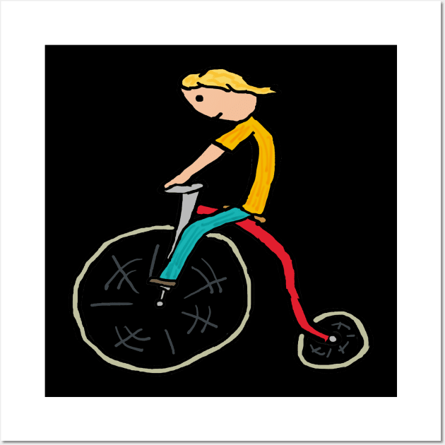 Penny Farthing Wall Art by Mark Ewbie